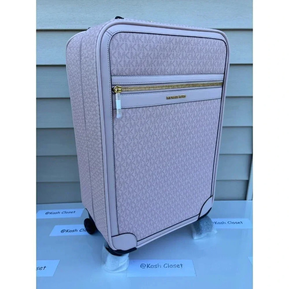 Michael Kors Other - Michael Kors Travel SM Trolley Rolling Suitcase Carry On Bag -DK PowderBlush